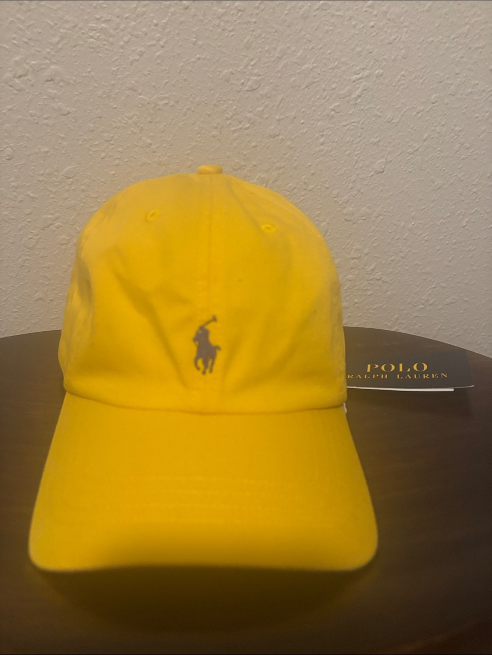 Polo by Ralph Lauren Bright Yellow Polo Player Cotton Cap young youth